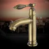 Rubinetti del lavandino da bagno rubinetto in ottone singolo mixer freddo tap torneira do banheiro antico bronzo rifinito