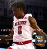 DJ Burns Jr. NC State Basketball 2024 Final Four Jersey 23 Mohamed Diarra 0 DJ Horne 34 Ben Middlebrooks 2 Kam Woods Custom Stitched NC State Wolfpack Jerseys