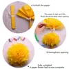 Dekorativa blommor 10 bitar av handgjorda vävnadsfest Flower Ball Decoration Paper Fluffy Wedding Baby Birthday Favority