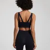 Outfit da yoga Nudo Sensazione di altezza ad alto allenamento per palestra reggiseno medio supporto reggiseni sportivi senza schienale imbottito per le donne