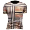 Fałszywe lato Nowa wysokiej jakości jedwabna bawełniana Trend Mens T-shirt QT6012AFD99903 Ftczy