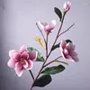 Fiori decorativi Magnolia Simulazione di fiori Eva schiuma grande europea Fallo di fascia alta FASHEFFICILE ARTICIFICA