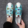 Casual Shoes Men's Canvas Summer Printed Mens Sneakers Lazy One Pedal Korean Trend