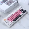 Клавиатуры 133/127 Клавиши/Уставки PBT Keycaps XDA Механическая клавиатура персонализация Pinkcap Pink Cute для 61/64/68/78/84/87/96/98/104/108