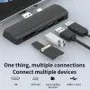 Hubs 5 In 1 USB Docking İstasyonu 4K HDMICompatible 5 bağlantı noktası USB 3.0 Bellek Kartı Yuvası Okuyucu Dönüştürücü Bilgisayar Aksesuarları
