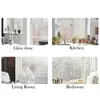 Window Stickers 100X45cm Self Adhesive Decorative Frosted Privacy Decals Stained Glass Film Etched Opaque Accessories