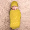 Decken Schmetterlinge winzige Schmetterling gelbe Baby Swaddle Decke für geborenes Empfangen