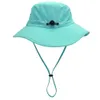 Largeurs chapeaux à bord Bodet connectyle mens femmes légères upf 50+ safari rapide chapeau de soleil sèche femelle pêche à la pêche avec la sangle Q240403