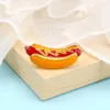 Brooches Hamburger Pizza Fries Dog Chicken Legs Poached Eggs Enamel Brooch Pin Hat Shirt Collar Decoration Fast Food Jewelry