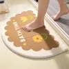 Carpets bienvenue Entrance DOORMAT KAWAII FLORAL TOP pour la maison de salle de bain Salon d'escalier d'escalier de cuisine