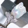 Natural Enthater Special Special Baroque Pearl Tulip Tulip Brooch Mabet Pull Pull Gift Corsage pour les femmes 152m BBA 240401