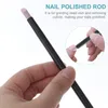 Shower Curtains 2 Pcs Nail Files Natural Nails Polish Tool Manicure Polished Stick Rod Cuticle Pushers