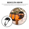 Dog Apparel Pet Funny Hat Protective Puppy Motorcycle Gear Outdoor Product Safety Decorative Abs Motorbike For Dogs