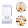 Storage Bottles Preserving Jar With Strainer Flip Cucumber Leak-Proof Dry Wet Separating