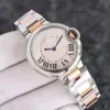 Herren- und Damen -Designer -Bewegung Hochwertiges blaues Zifferblatt Klassische Größe 42 mm 36 mm 33 mm Edelstahlband Fashion Watch Orologio.144