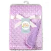 Couvertures couverture bébé couverture chaude double couche enveloppe enveloppe née de serviette de bain thermique en molleton doux.