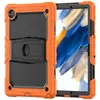 For Samsung Galaxy Tab A7 10.4 inch Case Silicone PC Hybrid Armor Adjustable Kickstand Cover Rugged Drop Proof Shockproof Cases Shoulder Strap+Screen Protector Film