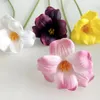 Decorative Flowers 1Pc White Luxury PU Real Touch Opening Tulips Flower Bride Bouquet Accessories Fake Tulip Home Party Wedding Decoration