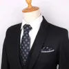 Clats de cou Nouvelles cravates rayées pour les hommes avec cravate à plaid à carreaux classique pour les combinaisons de mariage Homme liens floraux masculins noucts tissés Gravatas 240407