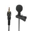 Microphones Canfon Omnidirectional Lavalier Condenser Microphone Compatible pour Sony UTXB1 / B2 / B03 / 40 UWP V1 / D11 / D21 Système sans fil