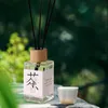 YXY 100ml Tea Fragrance Reed Diffuser Sets Oolong Jasmine White Home Rattan Aromatherapy Set Oil Glass Bottle Diffusers 240407