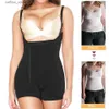 Taille buik shaper vrouwen volle lichaam shaper taille buikbesturing Slank een stuk korset mantel lifter dij slankere bodysuit shapewear l2447