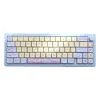 Teclados xda pbt keycaps inglesa 133 chaves gatos travessos rosa cápsulas de chave fofas para o teclado mecânico do interruptor mxcaps personalizados