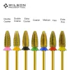 Kranar nagelborrbitar ta bort Geltyphoon bit 2 väg Wilson Carbide Manicure Tool Manicure Tool Hot Sale/gratis frakt