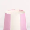 Disposable Cups Straws 400 X Bronzing Stripe Blue&Pink Paper 9oz/250ml Thickening Picnic Home Birthday Party Tableware Supplies