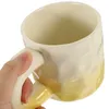 Ensembles de vaisselle verres à boire Tasse en céramique Water Cup Home Latte Mugs Porcelain Coffee Bureau fille