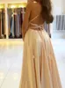 Bourgogne Satin Beach Maxi Women Dress for Christmas Sexy Side Slit Justerbara remmar Evening Prom Dress Bridesmaid Dresses240402