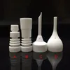 Chiodi ceramici in ceramica da 14 mm e 18 mm unghie in ceramica da giunto maschio o femmina con cappuccio di carboidrati vs chiodo in quarzo in titanio per fumatori di vetro ll