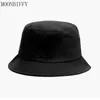 Wide Brim Hats Bucket Unisex Cotton Hat Womens Summer Sunshine Panama Mens Solid Sunbonnet Fedoras Outdoor Fisherman Beach Q240403