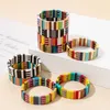 Bangle speciaal designer sieraden Boheemse stijl armband voor vrouwen gepersonaliseerde casual gekleurde email kralen dames