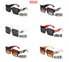 designer sunglasses women luxury brand mens sunglasses 8560 sunglasses Fashion square frame glasses men's women's head large frame matching color sunglasses red