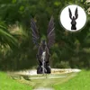 Садовые украшения рабочего стола фонтана Статуя Статуя столешница водопад скульптура смола газон