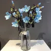 Dekorativa blommor 3D -tryckning Artificiell magnolia bröllop grossist hem dekoration golv simulering växter