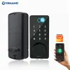 Lock Tuya Smart Home Fingerprint Lock Cerradura Inteligte WiFi Biometrische Deadbolt Electronic Door Lock