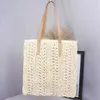 Bags Ladies Beach Grass Woven Bag Women's Shoulder Handbag Large Capacity Hook Needle