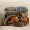 Cobertores Bohemian Tasselled Blanket Lounge Lounge Scandinavian Sofá Modelo House Hitching Toalha