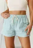 Zomer nieuwe dames shorts mode trekkoord rimpel micro elastisch 2023 dames driedelige broek