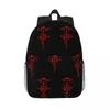 Rugzak Fullmetal Alchemist - Flamel Insignia Backpacks Teenager Bookbag Casual Children School Tassen Laptop Rucksack Schoudertas