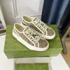 Nouvelle ivoire et toile noire jacquard sneaker Designer toile chaussures tennis chaussures 1977 design chaussures de course lavé jacquard cowboy hommes chaussures femme version ace chaussures 02