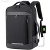 Sacs multifonctionnes Crossten 40L grande capacité évolutive de 17 pouces sac à dos USB Charge de charge Sac à école imperméable Travel multi-fonctionnel YQ240407