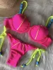 Sexy Bikini 2022 Push Up Bikini Set Yellow Swimwear Women Micro Swimsuit Female Bandage Biquini Beach Wear Swimming