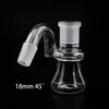 Mini Glass Ash Catcher 14 mm 18 mm45 90 stopni Hookah Glash Gong Water Catchers Clear Bubbler Ashcatcher