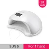 Kits Sunuv Uv Led Lamp Sun5/ 5plus48w Nail Dryer for Curing All Types Gel 99s Low Heat 36 Leds Uv Lamp for Two Hands Nail Art Hine