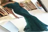 Szmaragdowe zielone eleganckie aplikacje sukienki wieczorne 2019 szatę de soiree Kryształowe sukienki balowe z tyłu malejąca serma vestido 7577252