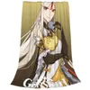 Couvertures Ningguang Genshin Impact Soft Warm Light Thin Blanket Gaming Fantasy Anime Manga Phoncase