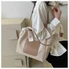 Ladies Beach Bags Large Evening Capacity Bag for Women's Trendy Woven Shoulder Summer Fashion Grass Casual Totes